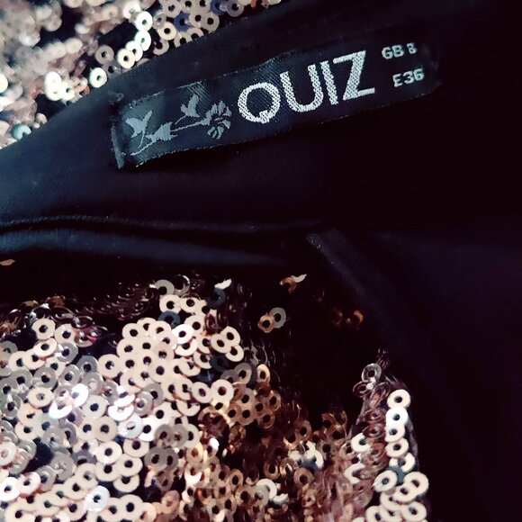 Ombre Sequin Mini Dress. Night OUT Dress - Picture 6 of 6